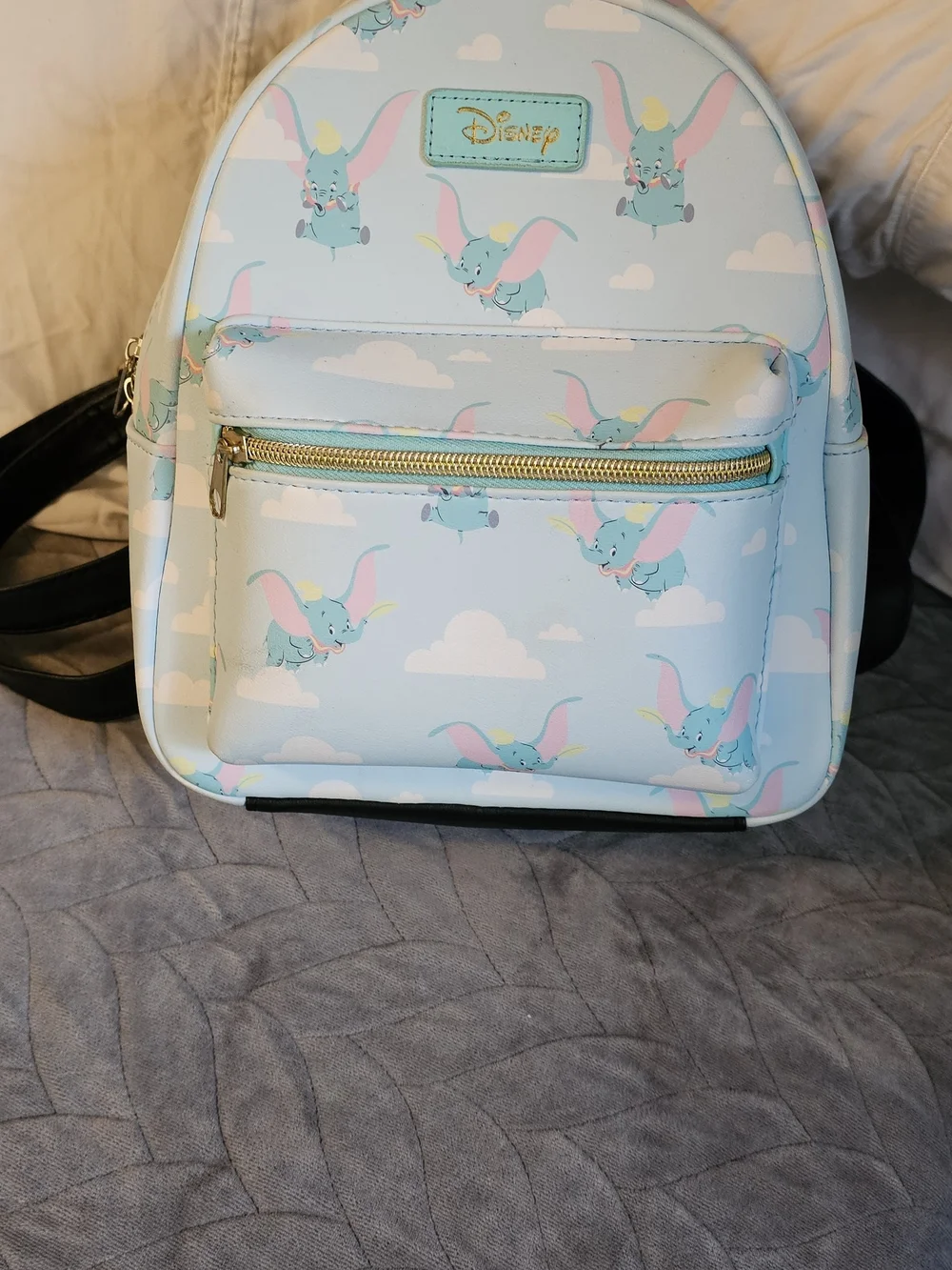 Disney Dumbo Pastel Blue and Pink Mini Backpack